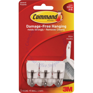 3M COMMAND WIRE HOOKS 17067 SMALL (3s)