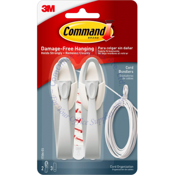 3M COMMAND CORD BUNDLERS 17304ANZ 900G (2s)