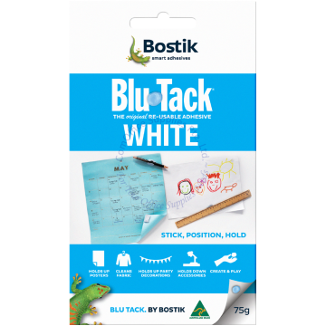 BOSTIK BLU TACK 75G (L) - WHITE