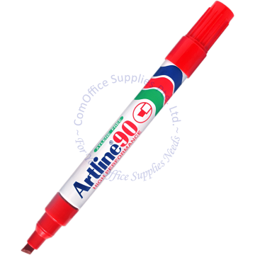 ARTLINE MARKER 90 RED (CHISEL POINT)