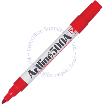 ARTLINE WHITEBOARD MARKER 500A RED (BULLET POINT)