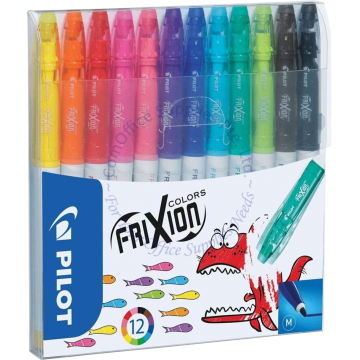PILOT FRIXION ERASABLE MARKER SET SWFC-S12 (12COLORS)