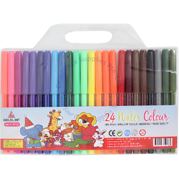 GOLDLION WATER COLOR PEN #857-24 - 24 COLORS