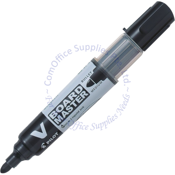 PILOT V BOARD WHITEBOARD MARKER WBMA-VBM-M BLACK (MEDIUM BULLET)