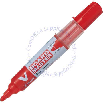 PILOT V BOARD WHITEBOARD MARKER WBMA-VBM-M RED (MEDIUM BULLET)