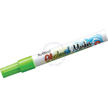 ARTLINE GLASSBOARD MARKER EPG-4 FLUORESCENT GREEN (BULLET POINT)