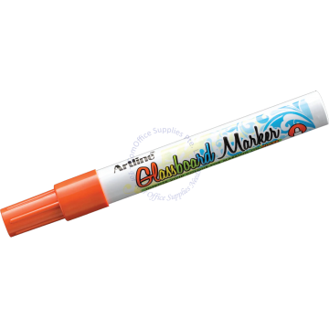 ARTLINE GLASSBOARD MARKER EPG-4 FLUORESCENT ORANGE (BULLET POINT)