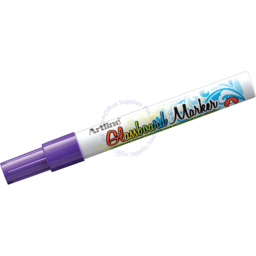 ARTLINE GLASSBOARD MARKER EPG-4 PURPLE (BULLET POINT)
