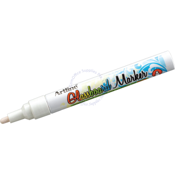 ARTLINE GLASSBOARD MARKER EPG-4 WHITE (BULLET POINT)