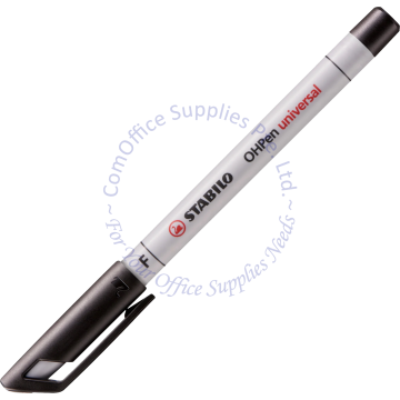 STABILO OHP PEN SOLUBLE F 852/46 BLACK