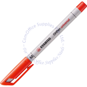 STABILO OHP PEN SOLUBLE M 853/40 RED