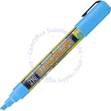 ZIG ILLUMIGRAPH LIQUID CHALK MARKER PMA-510 (031) L.BLUE