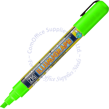 ZIG ILLUMIGRAPH LIQUID CHALK MARKER PMA-510 (113) GREEN