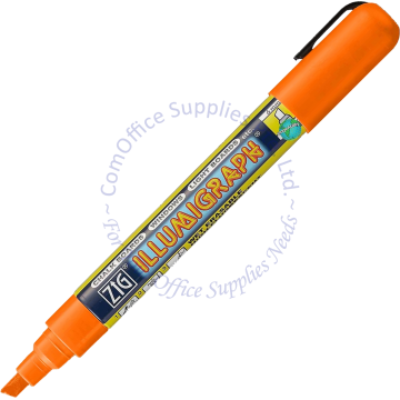 ZIG ILLUMIGRAPH LIQUID CHALK MARKER PMA-510 (111) ORANGE