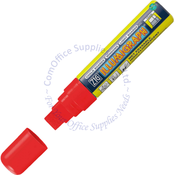 ZIG ILLUMIGRAPH LIQUID CHALK MARKER PMA-720 (020) RED