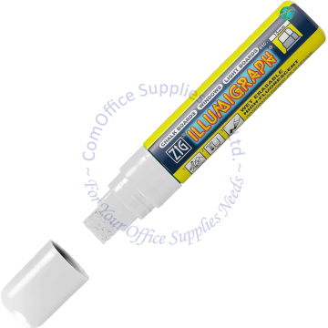 ZIG ILLUMIGRAPH LIQUID CHALK MARKER PMA-720 (000) WHITE