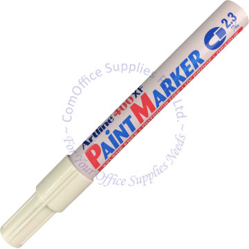 ARTLINE PAINT MARKER EK-400XF WHITE (BULLET POINT)
