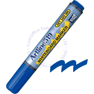 ARTLINE WHITEBOARD MARKER 519 BLUE (CHISEL POINT)