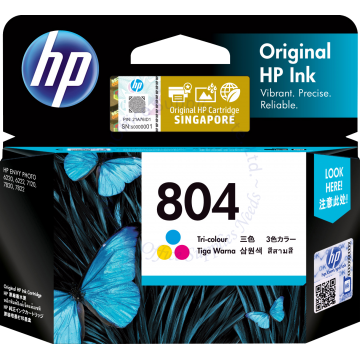 HP INK CARTRIDGE T6N09AA (804) TRI-COLOR