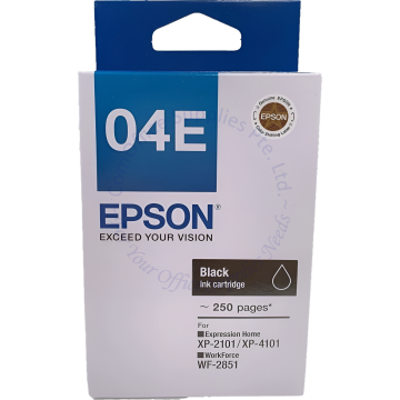 EPSON INK CARTRIDGE C13T04E190 BLACK