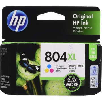 HP INK CARTRIDGE T6N11AA (804XL) TRI-COLOR