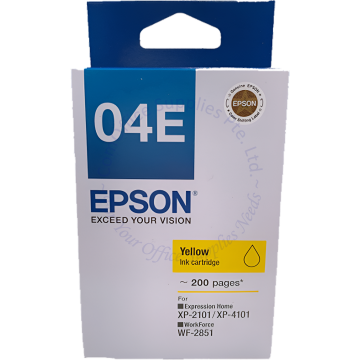 EPSON INK CARTRIDGE C13T04E490 YELLOW