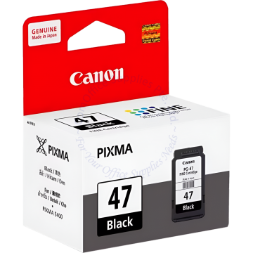 CANON INK CARTRIDGE PG-47 BLACK