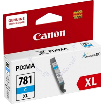 CANON INK CARTRIDGE CLI-781XLC CYAN