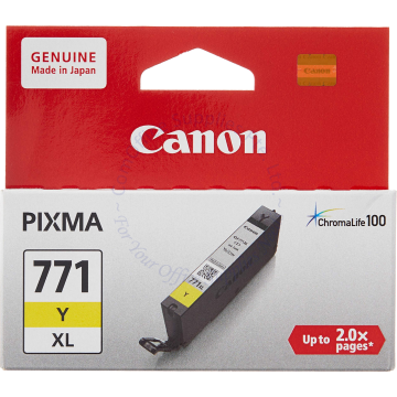 CANON INK CARTRIDGE CLI-771XL YELLOW
