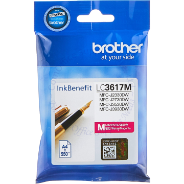BROTHER INK CARTRIDGE LC-3617M MAGENTA