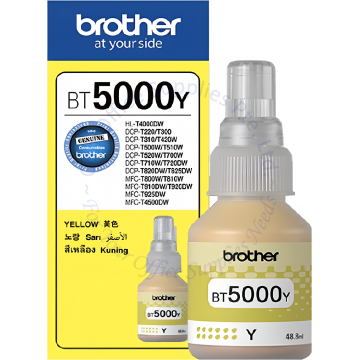 BROTHER INK BOTTLE BT-5000Y YELLOW