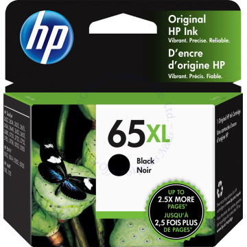 HP INK CARTRIDGE N9K04AA (65XL) BLACK