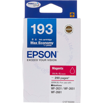 EPSON INK CARTRIDGE C13T193390 MAGENTA