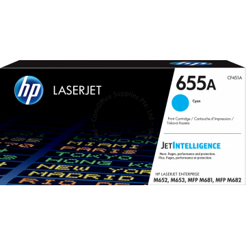 HP TONER CF451A/655A (M652/M653/M681/M682) CYAN