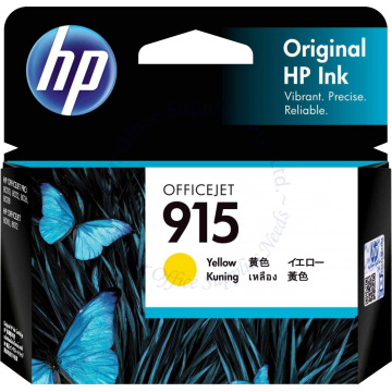 HP INK CARTRIDGE 3YM17AA (915) YELLOW