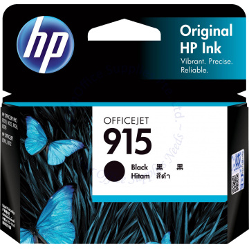 HP INK CARTRIDGE 3YM18AA (915) BLACK