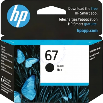 HP INK CARTRIDGE 3YM56AA (67) BLACK