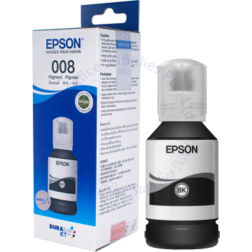 EPSON INK BOTTLE C13T06G100 (008) BLACK (127ML)
