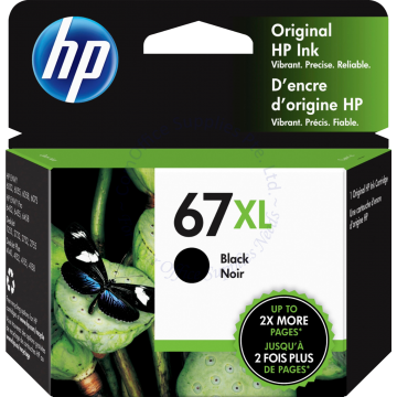HP INK CARTRIDGE 3YM57AA (67XL) BLACK