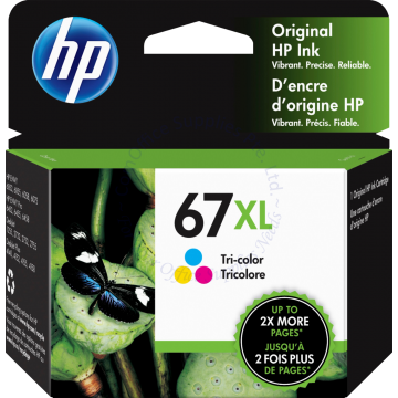 HP INK CARTRIDGE 3YM58AA (67XL) TRI-COLOR