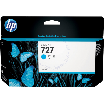 HP INK CARTRIDGE B3P19A (727) CYAN (130ML)