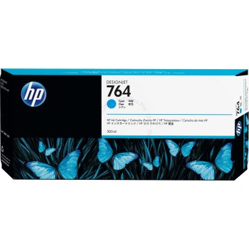 HP DESIGNJET INK CARTRIDGE C1Q13A (764) CYAN (300ML)