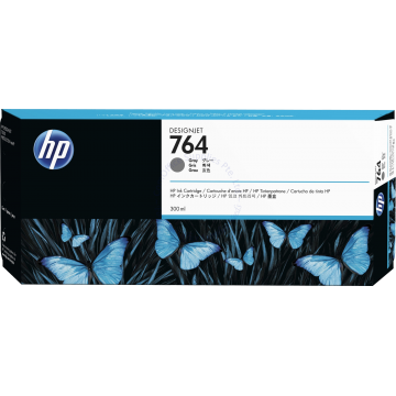 HP DESIGNJET INK CARTRIDGE C1Q18A (764) GRAY (300ML)