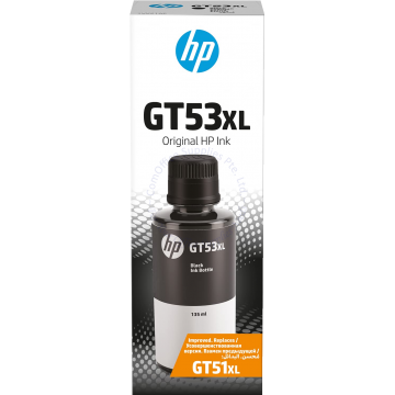 HP INK BOTTLE 1VV21AA (GT53XL) BLACK (135ML)