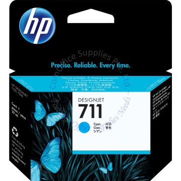 HP DESIGNJET INK CARTRIDGE CZ130A (711) CYAN (29ML)