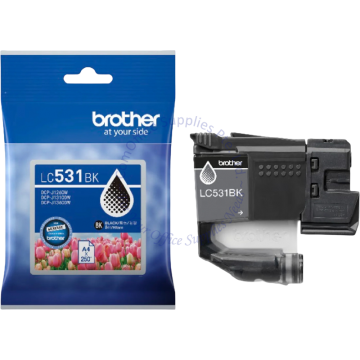 BROTHER INK CARTRIDGE LC-531BK BLACK