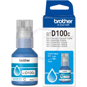 BROTHER INK BOTTLE BT-D100C CYAN