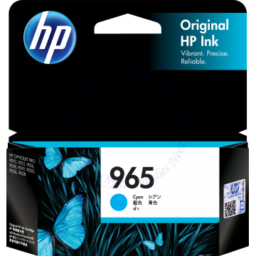 HP INK CARTRIDGE 3JA77AA (965) CYAN