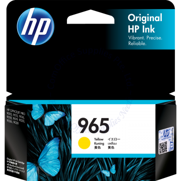 HP INK CARTRIDGE 3JA79AA (965) YELLOW