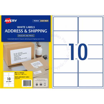 AVERY ADDRESS LABELS L7173-100 99.1x57MM